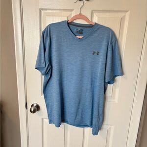 Under Armour Blue V-Neck T-Shirt